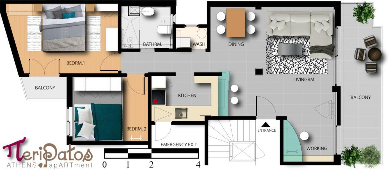 Peripatos Apartment أثينا المظهر الخارجي الصورة